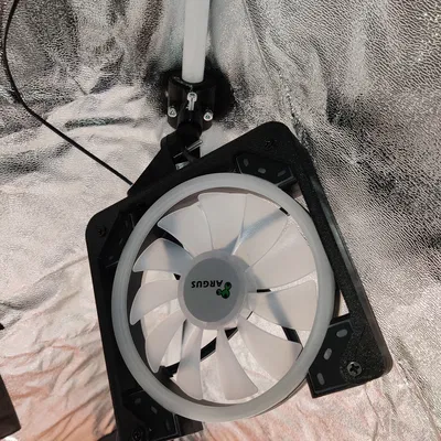 Giá đỡ quạt 140mm cho thùng trồng cây (khung ống 16mm & 19mm)