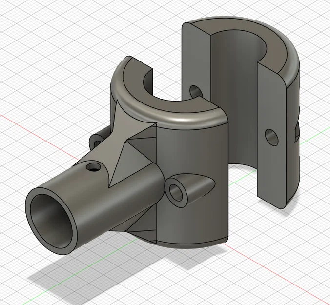 Giá đỡ quạt 140mm cho thùng trồng cây (khung ống 16mm & 19mm) - Image 3