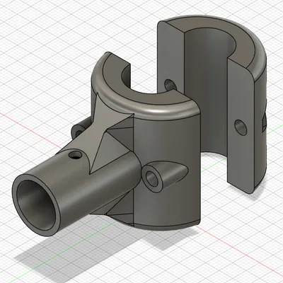Giá đỡ quạt 140mm cho thùng trồng cây (khung ống 16mm & 19mm)
