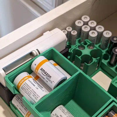 Hộp Đựng Sạc Eneloop Theo Chuẩn Gridfinity