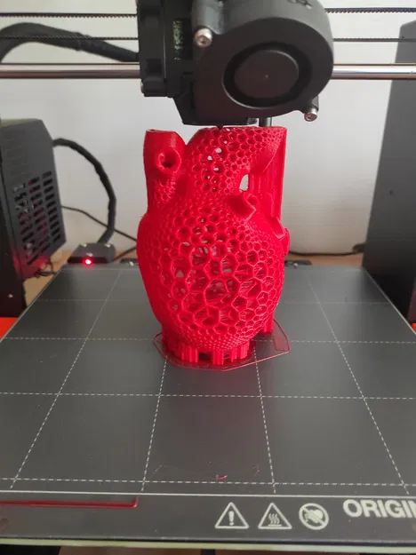 Đèn Ngủ LED Hình Trái Tim Giải Phẫu Họa Tiết Voronoi - Image 4