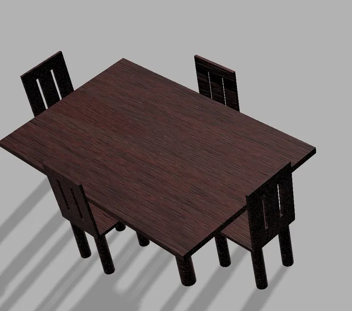 Bàn và ghế cho nhà búp bê - Image 1