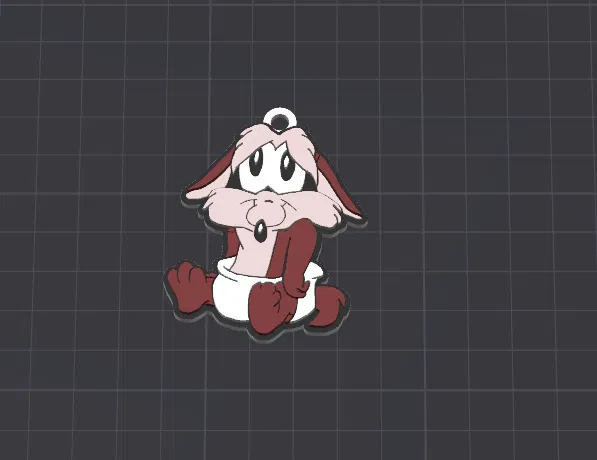 Móc khóa/mặt dây chuyền em bé Disney/Looney Tunes dễ thương - Image 1