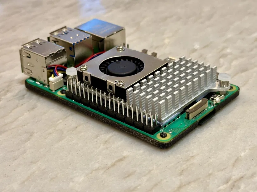 Vỏ Bảo Vệ Raspberry Pi 5 Tối Giản Dạng Ốp - Image 3