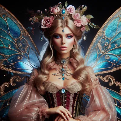 Ảnh Nữ Hoàng Bướm Tiên / Khung & Hueforge