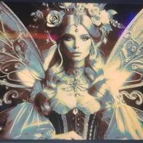 Ảnh Nữ Hoàng Bướm Tiên / Khung & Hueforge