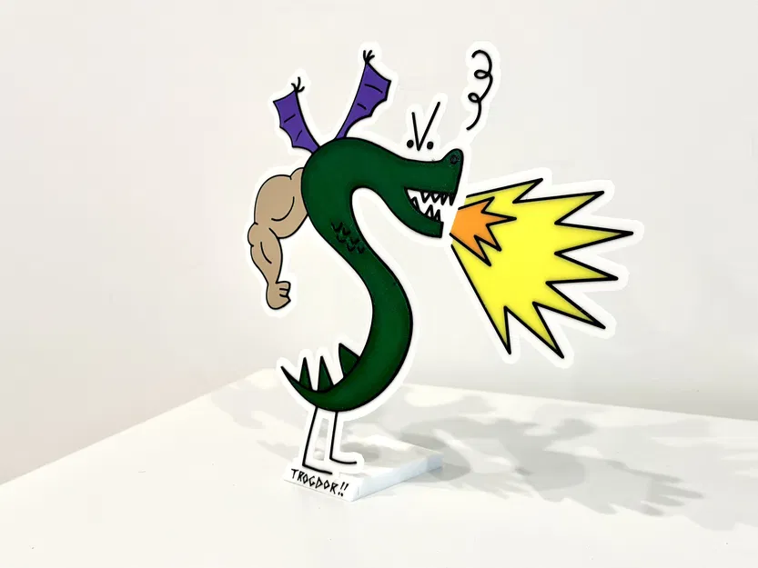 Trogdor the Burninator - Mô hình in đa sắc màu - Image 2