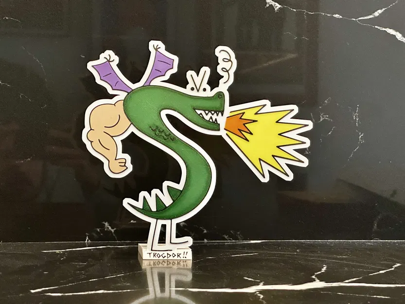 Trogdor the Burninator - Mô hình in đa sắc màu - Image 5