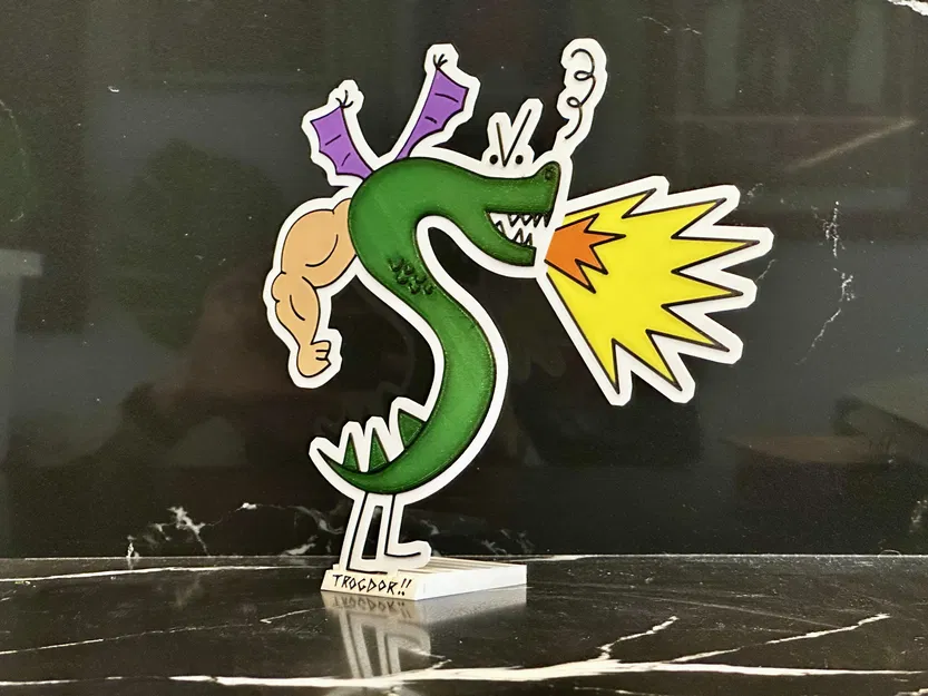 Trogdor the Burninator - Mô hình in đa sắc màu - Image 6