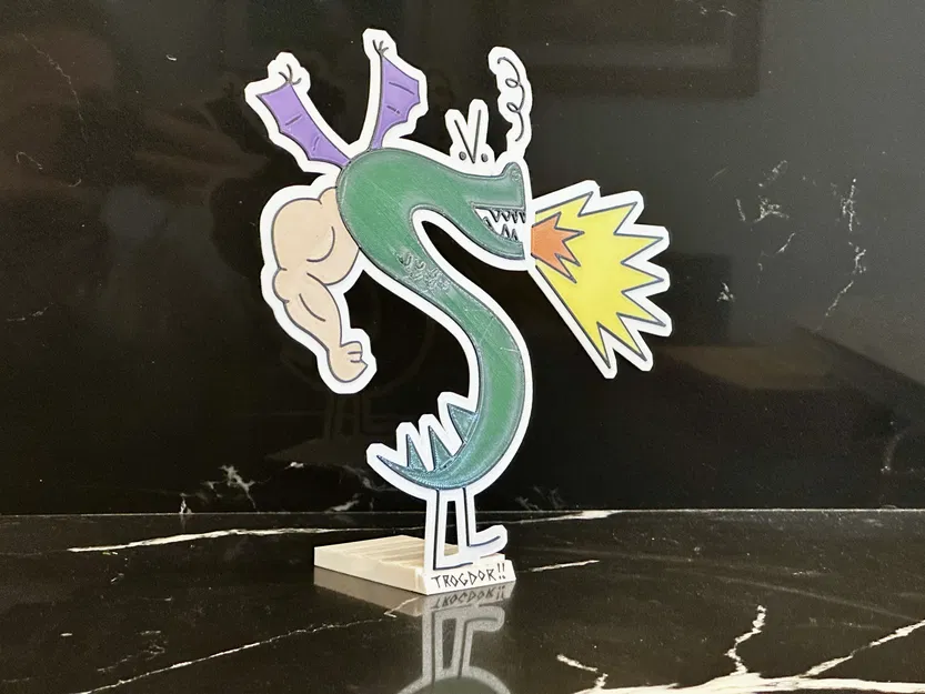 Trogdor the Burninator - Mô hình in đa sắc màu - Image 7