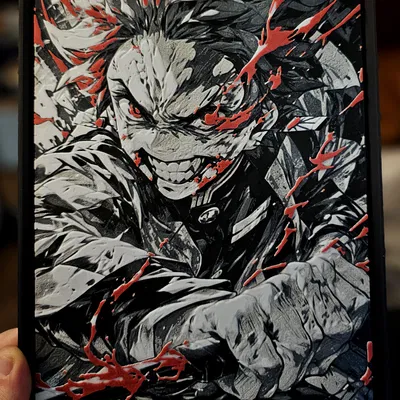 Tanjiro Kamado - Thợ Săn Quỷ (HueForge) Mô Hình 3D