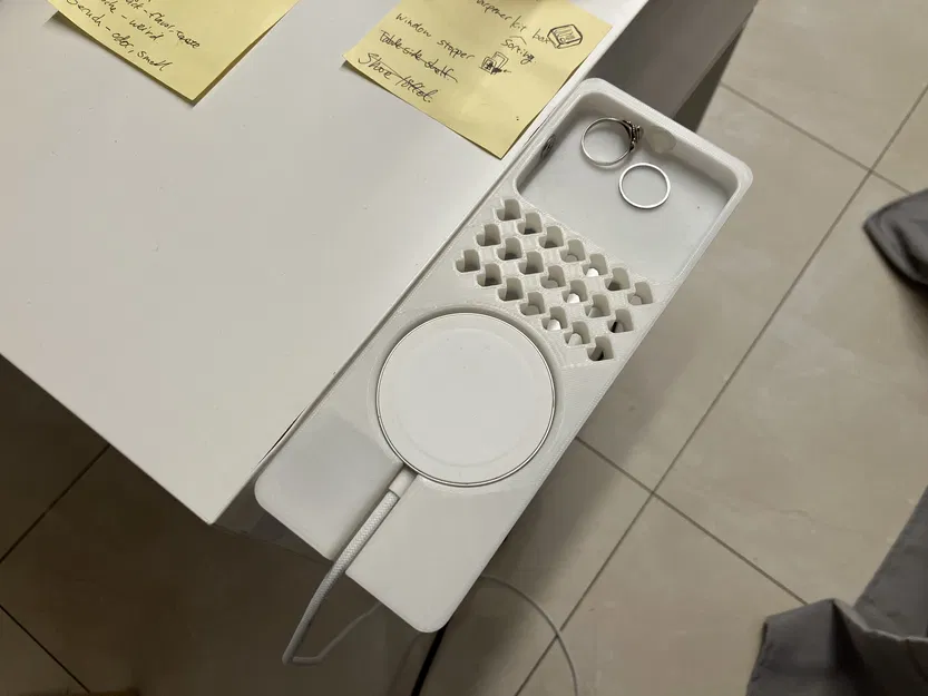 Giá đỡ sạc Qi gắn ốc cho điện thoại nhỏ - Image 1