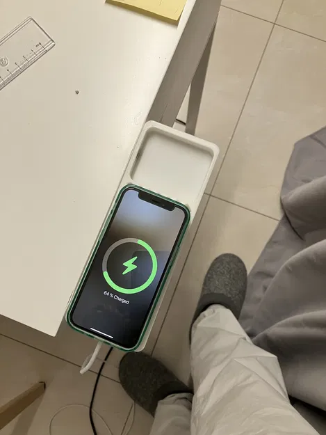 Giá đỡ sạc Qi gắn ốc cho điện thoại nhỏ - Image 3