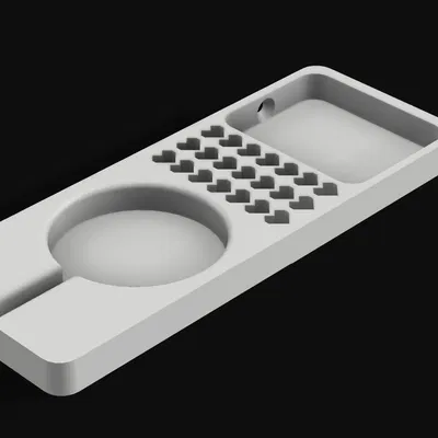 Giá đỡ sạc Qi gắn ốc cho điện thoại nhỏ