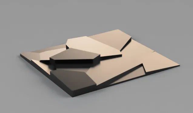 Tấm Tiêu Âm/Trang Trí Tường Thiết Kế Voronoi - Image 2