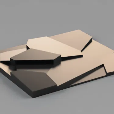 Tấm Tiêu Âm/Trang Trí Tường Thiết Kế Voronoi