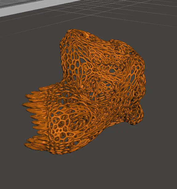 Mô Hình Đầu Khủng Long Bạo Chúa T-Rex Hiệu Ứng Voronoi - Image 1