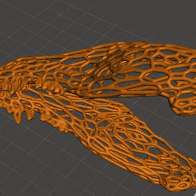 Mô Hình Đầu Khủng Long Bạo Chúa T-Rex Hiệu Ứng Voronoi