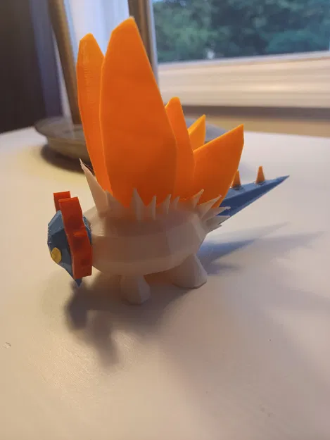 Mô Hình Pokemon Slither Wing (Cải Tiến) Low Poly - Image 2