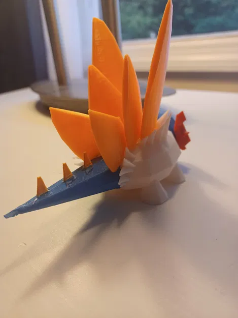 Mô Hình Pokemon Slither Wing (Cải Tiến) Low Poly - Image 4