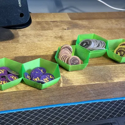 Khay Đựng Token Lục Giác Cho Board Game