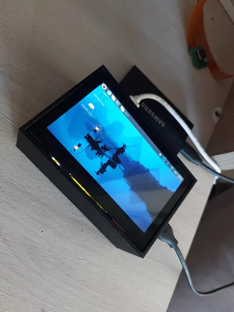 Vỏ case Raspberry Pi 5 cho màn hình LCD Waveshare 4.3 inch - Image 1