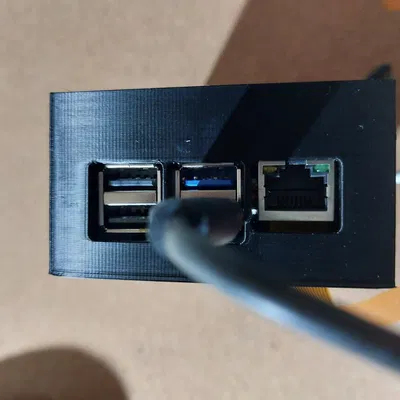 Vỏ case Raspberry Pi 5 cho màn hình LCD Waveshare 4.3 inch