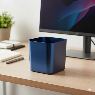 Thùng Rác Để Bàn Vuông 180mm x 170mm