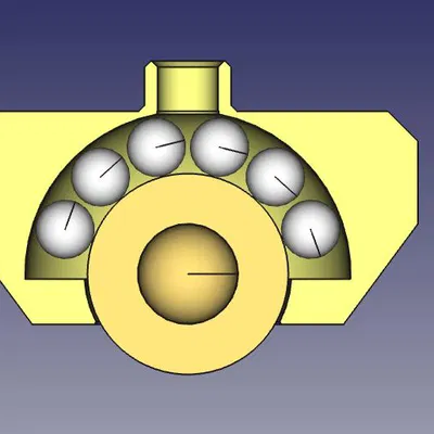 Bánh xe Robot Hút Bụi Thay Thế Cho Bánh Xe Trước Bị Mòn