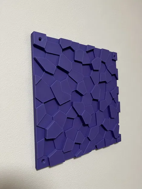 Tấm Panel Trang Trí Tường Chống Vang Âm Họa Tiết Voronoi 200mm - Image 1