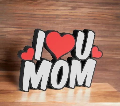 Đèn LED "I Love You MOM" - Image 1