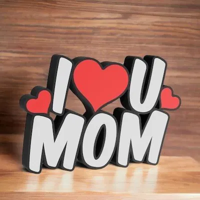 Đèn LED "I Love You MOM"