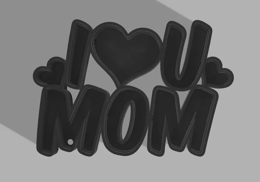 Đèn LED "I Love You MOM" - Image 2