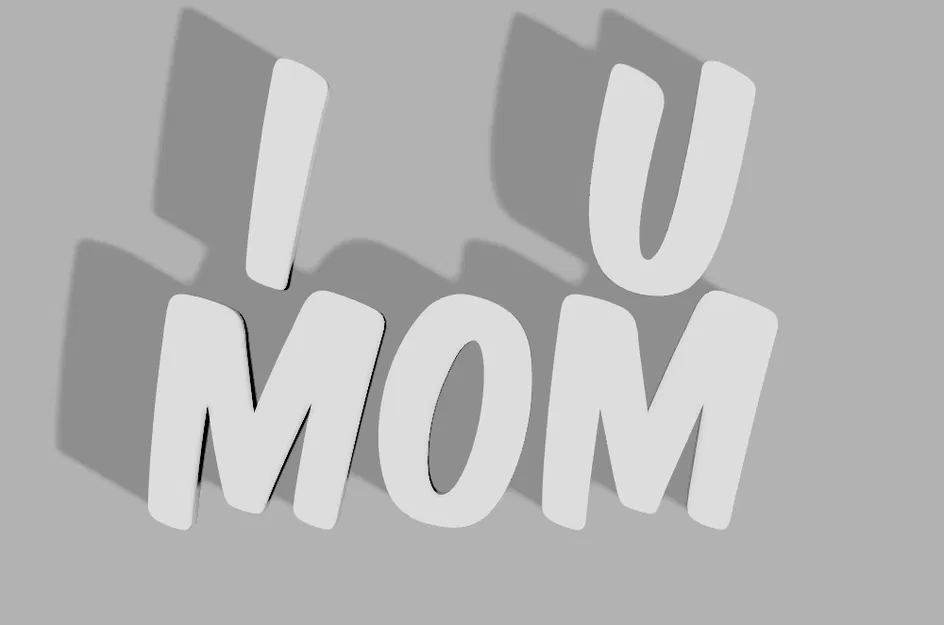 Đèn LED "I Love You MOM" - Image 3