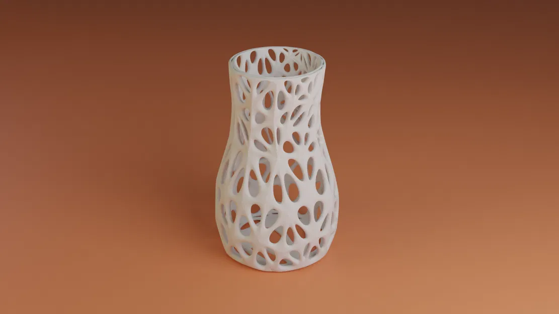 Bình Hoa Kiểu Voronoi - Image 1