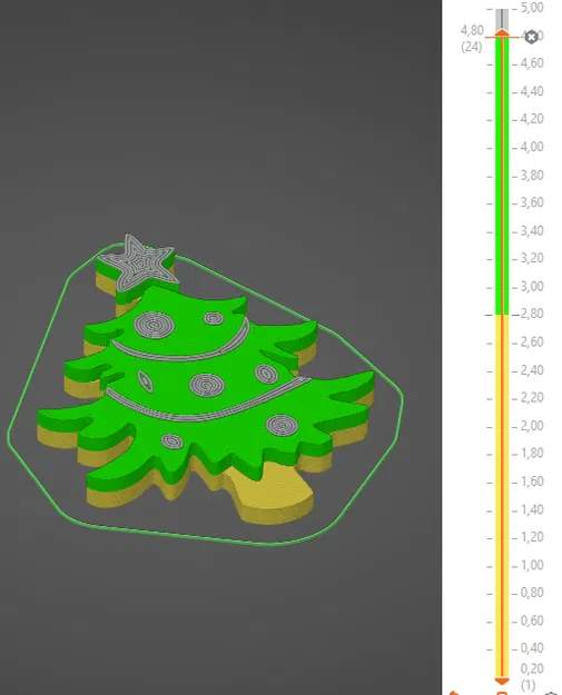 !COLORFUL! Ông Già Noel và cây thông Giáng Sinh - mặt dây chuyền hoặc bông tai - Image 3