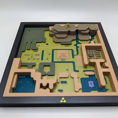 Bản đồ Zelda A Link To The Past - Thế giới Hắc ám (Dark World)