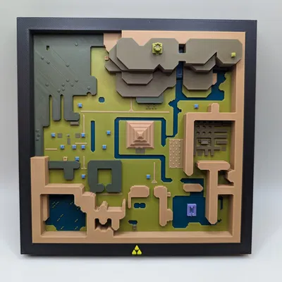 Bản đồ Zelda A Link To The Past - Thế giới Hắc ám (Dark World)