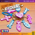Móc Khóa Chúa Jesus Miễn Phí - STL & Đa Sắc Màu - Thumbnail 4
