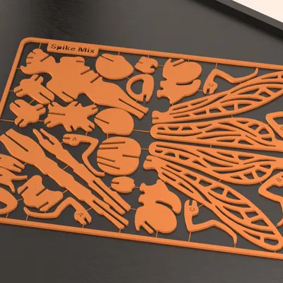 Mô hình ghép hình 3D con chuồn chuồn