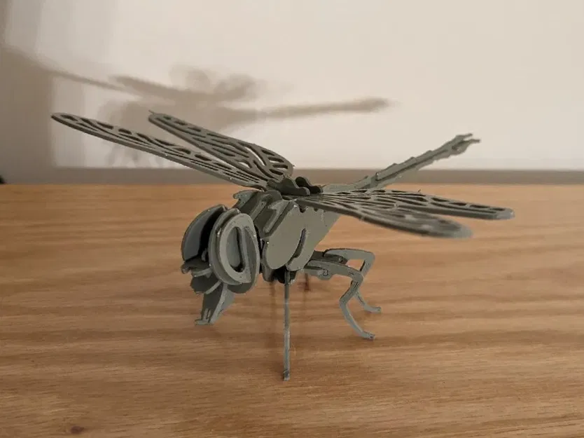 Mô hình ghép hình 3D con chuồn chuồn - Image 4