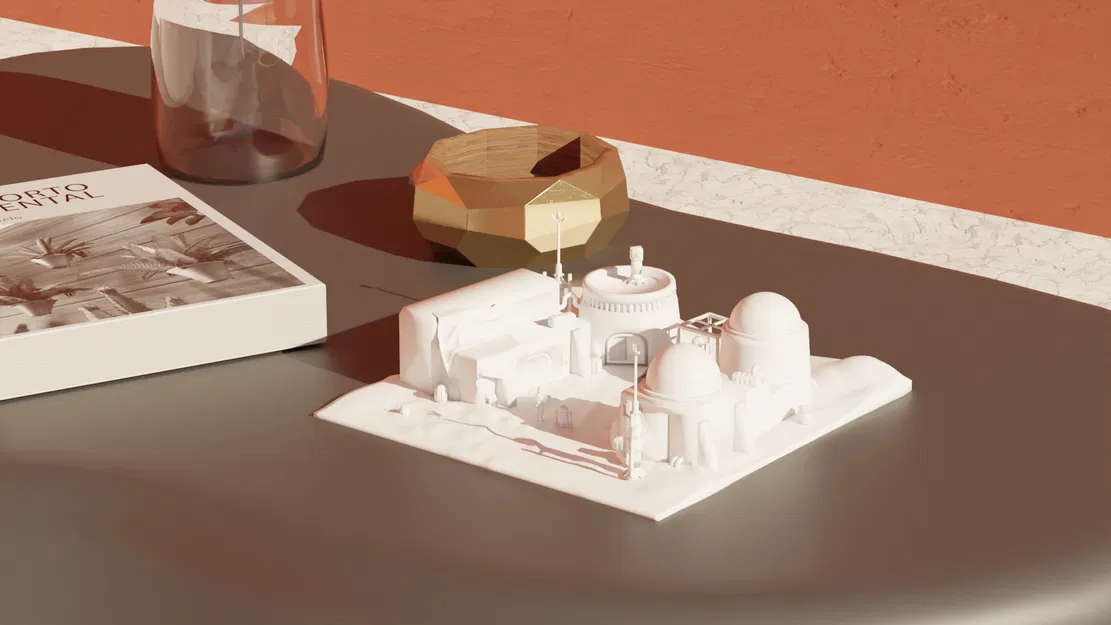 C3-PO, R2-D2, Tatooine - Trang Trí Nhà Cửa Star Wars - Image 2