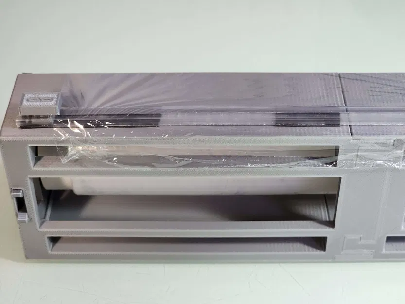 Hộp đựng màng bọc thực phẩm có ray cắt thay thế - Image 2