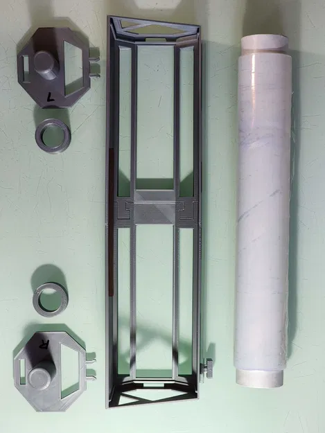 Hộp đựng màng bọc thực phẩm có ray cắt thay thế - Image 5