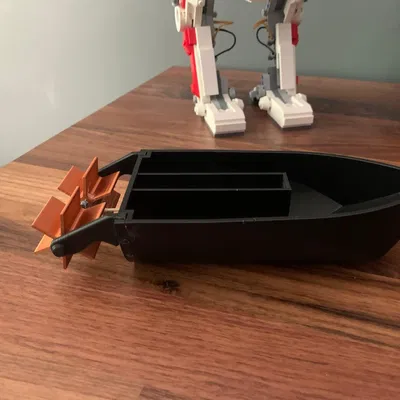 Thuyền Chạy Bằng Dây Thun