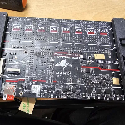 Giá đỡ ray DIN Chiều Cao Thấp BTT Manta M8P V2.0