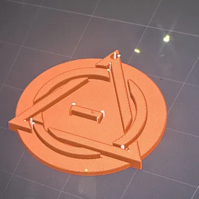 Móc Khóa Therian, Charm, In 2 Màu Không Cần AMS