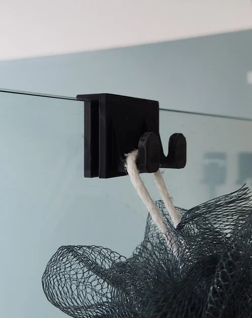 Móc treo/móc gắn tường kính phòng tắm cho kính 10mm - Image 2