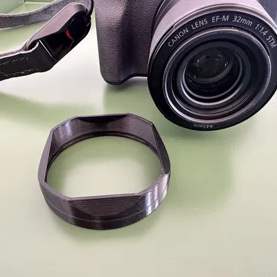 Tấm Chắn Nắng Tùy Chỉnh Cho Ống Kính EOS EF-M 32mm