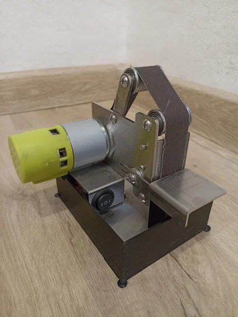 Khay hứng bụi cho máy mài mini bằng dây đai - Image 1